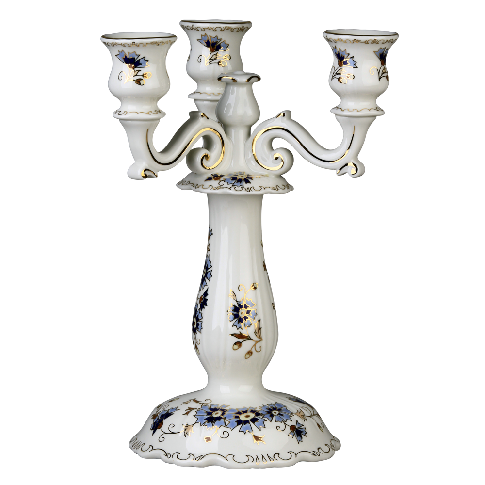 Cornflower Candle Holder ZSOLNAY