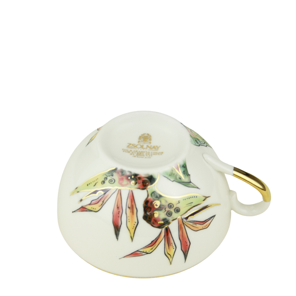 Four Seasons Color - Tea Cup & Saucer – ZSOLNAY