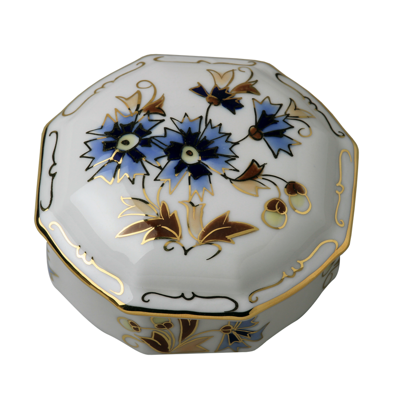 Cornflower Octagon Bonbonier