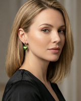 Eosin Heart Earrings