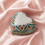 Persia bonbonier floral pattern pink blue