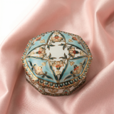 Zsolnay persia bonbonier in blue and pink