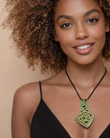 Zillah Eosin Necklace
