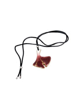Ginkgo Leaf - Silk Thread Necklace