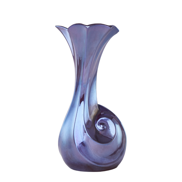 Snail Vase - Purple Eosin