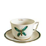 Primavera by Patrizia Gucci - Coffee Cup & Saucer Turquoise