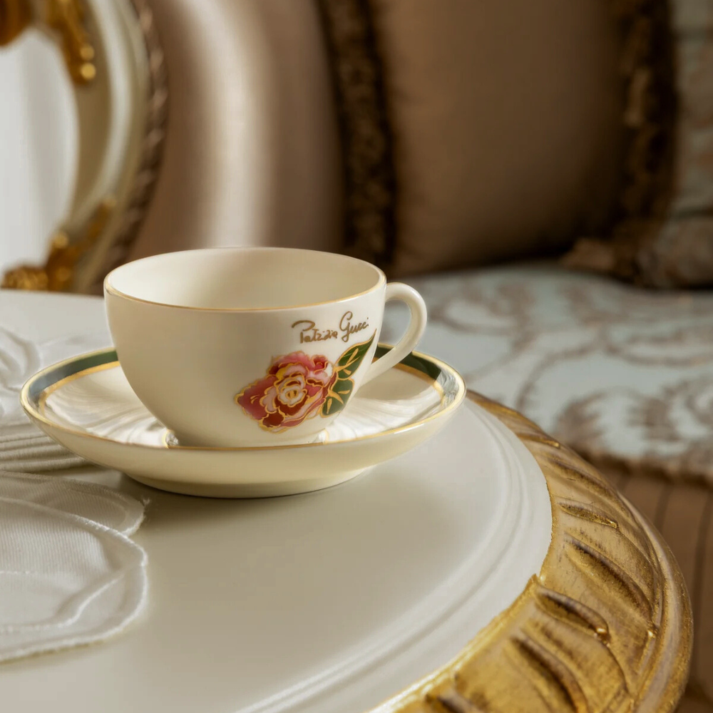 Rose by Patrizia Gucci - Coffee Cup & Saucer – ZSOLNAY