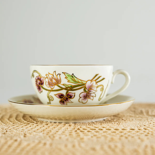 Zsolnay Spring Tea Cup & Saucer – ZSOLNAY