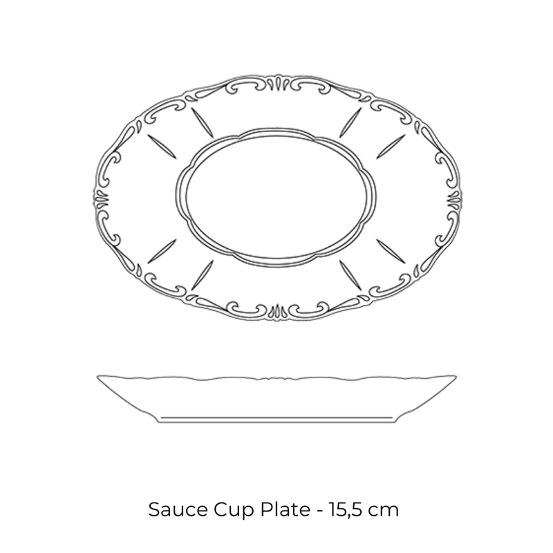 Cornflower Dinner Set - 25 Pieces