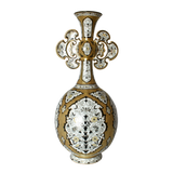 Oriental arab style zsolnay vase with gold and intricate pattern