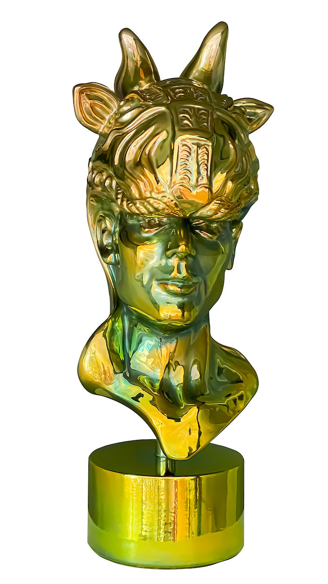 Head of Persepolis Green - 56cm